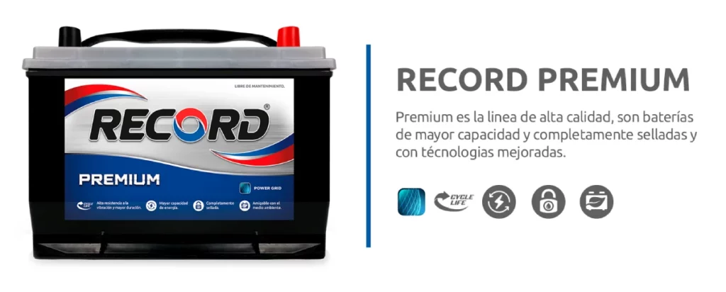 Batería RECORD Premium